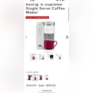 Keurig K-Supreme Single Serve K-Cup Pod Coffee Maker, MultiStream Technology